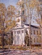 Childe Hassam Church at Old Lyme USA oil painting artist